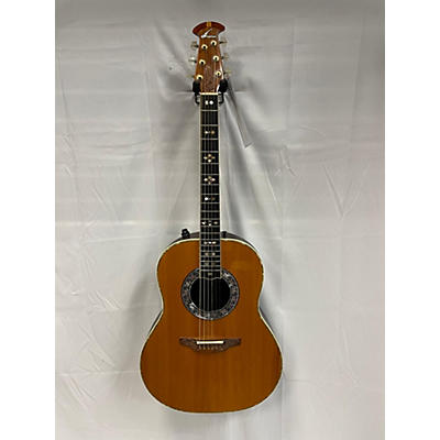 Ovation Vintage 1981 Ovation 1619 Antique Natural Acoustic Electric Guitar