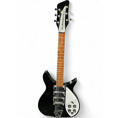 Vintage 1981 Rickenbacker 320 Jetglo black Solid Body Electric Guitar
