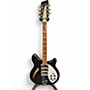 Vintage 1981 Rickenbacker 370/12 Jetglo Hollow Body Electric Guitar Jetglo