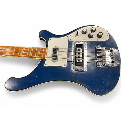 Vintage 1981 Rickenbacker 4001 AZUREGLO Electric Bass Guitar