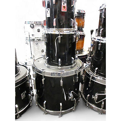 Vintage 1981 SONOR 6 Piece PHONIC Black Onyx Drum Kit