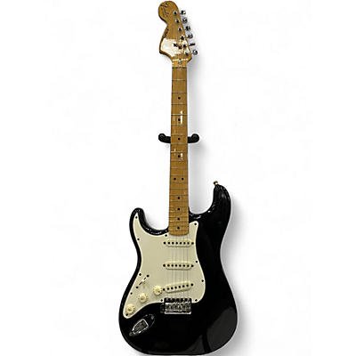 Vintage 1982 Fender American Standard Stratocaster Left Handed Black Electric Guitar
