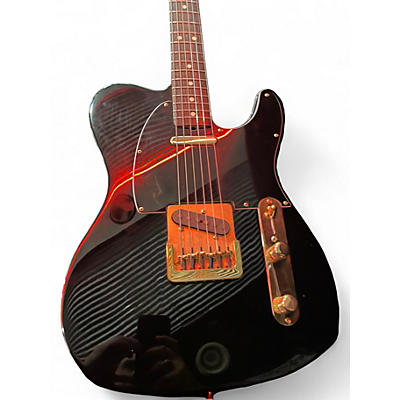 Vintage 1982 Fender COLLECTER EDITION TELECASTER BLACK/GOLD Solid Body Electric Guitar