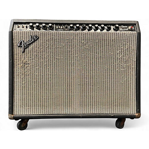 Vintage 1982 Fender Twin Reverb 2x12 Tube Guitar Combo Amp