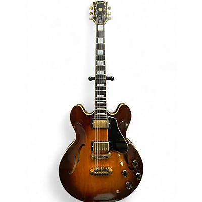 Vintage 1982 Gibson ES347 Brown Sunburst Hollow Body Electric Guitar