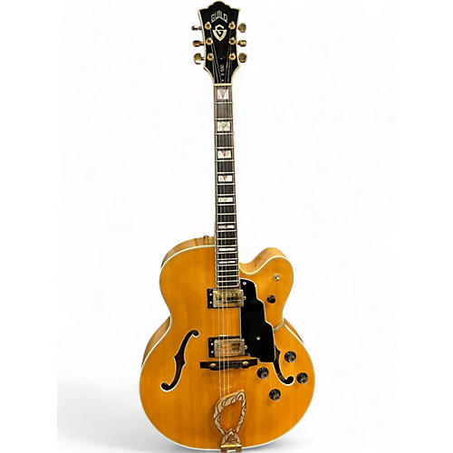 Vintage 1982 Guild X 500 Natural Hollow Body Electric Guitar Natural