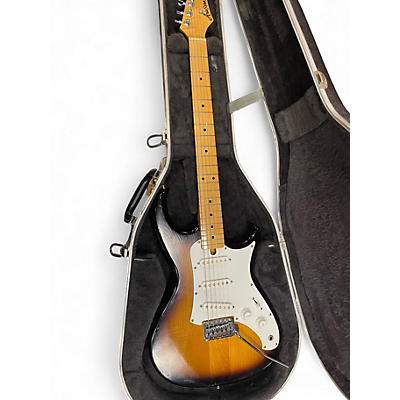 Vintage 1983 Aria Pro II 2 Color Sunburst Solid Body Electric Guitar