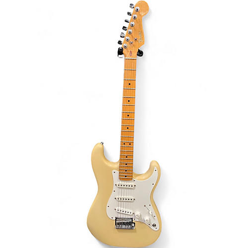 Vintage 1983 Fender American 2 Knob Standard Stratocaster Olympic White Solid Body Electric Guitar Olympic White