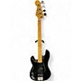 Vintage 1983 Fender American Standard Precision Bass Left Handed Black Electric Bass Guitar Black