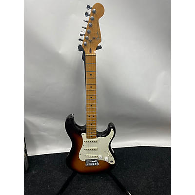 Fender Vintage 1983 Fender Standard 2 Knob Stratocaster Sunburst Solid Body Electric Guitar