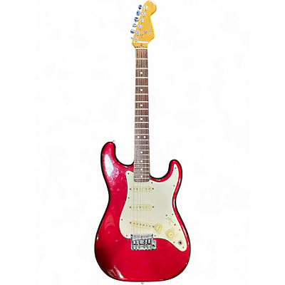 Vintage 1983 Fender Standard Stratocaster Cherry Red Solid Body Electric Guitar