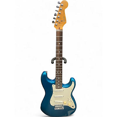 Vintage 1983 Fender Stratocaster Metallic Turquoise Solid Body Electric Guitar