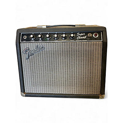Vintage 1983 Fender Super Champ 18W 1x10 Tube Guitar Combo Amp