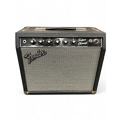 Vintage 1983 Fender Super Champ 1X10 Tube Guitar Combo Amp
