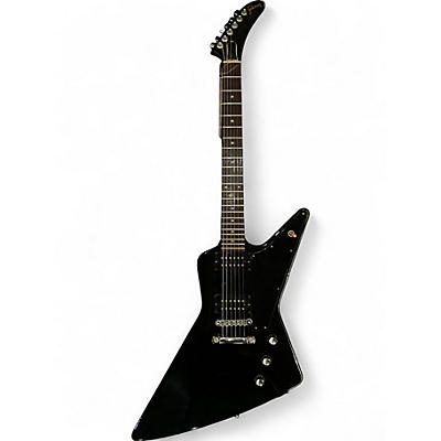 Vintage 1983 Gibson Explorer Black Solid Body Electric Guitar