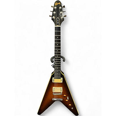 Vintage 1983 Gibson The V sunburst Solid Body Electric Guitar