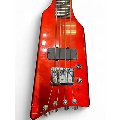 Vintage 1983 Kramer the duke Red Electric Bass Guitar