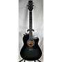 Vintage Alvarez Vintage 1984 Alvarez 5087 Black Acoustic Electric Guitar Black