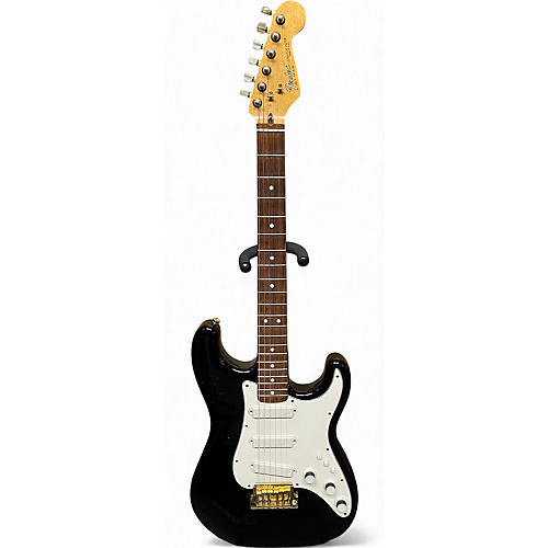 Fender Vintage 1984 Fender American Elite Stratocaster Black Solid Body Electric Guitar Black