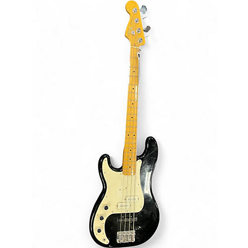 Vintage 1984 Fender PRECISION BASS Black Electric Bass Guitar Black