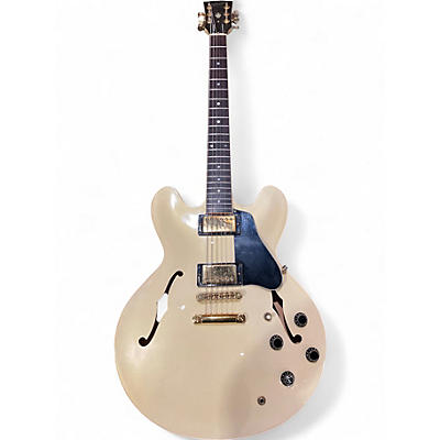 Vintage 1984 Gibson ES335  Pearl White Hollow Body Electric Guitar