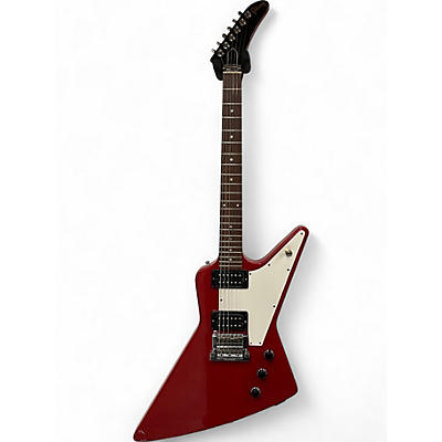 Vintage 1984 Gibson Explorer Cherry Solid Body Electric Guitar