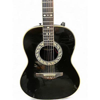 Vintage 1984 Ovation legend 1617 black Acoustic Electric Guitar