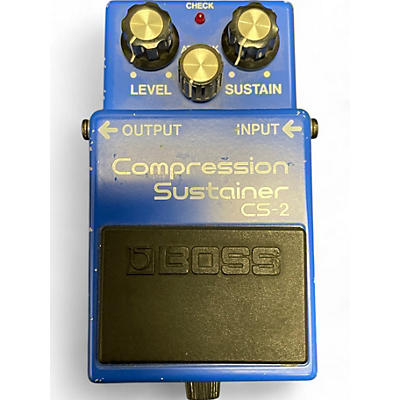 Vintage 1985 BOSS CS2 Compressor Sustainer Effect Pedal