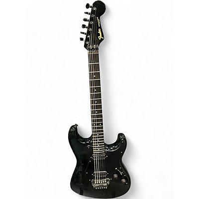Vintage 1985 Fender 80S Contemporary  HH Stratocaster BLACK Solid Body Electric Guitar