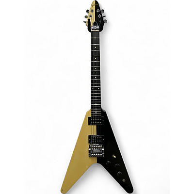 Vintage 1985 Gibson 1985 CUSTOM SHOP EDITION RUDOLF SCHENKER FLYING V BLACK AND WHITE Solid Body Electric Guitar