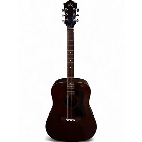 Vintage 1985 Guild D25 ACOUSTIC GUITAR Maroon Acoustic Guitar Maroon