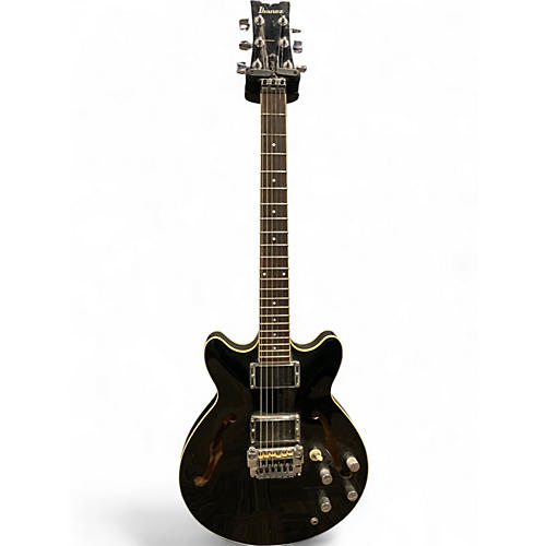 Vintage 1985 Ibanez AM-75 Black Hollow Body Electric Guitar Black