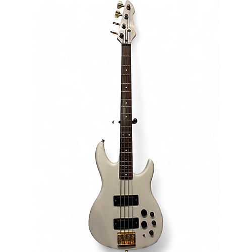 Vintage 1985 Peavey Dyna Bass White Electric Bass Guitar White