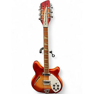 Vintage 1985 Rickenbacker 360/12 Fireglo Hollow Body Electric Guitar