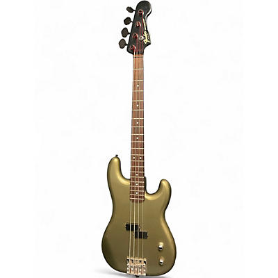 Vintage 1986 Fender Contemporary Precision Bass Gold Electric Bass Guitar