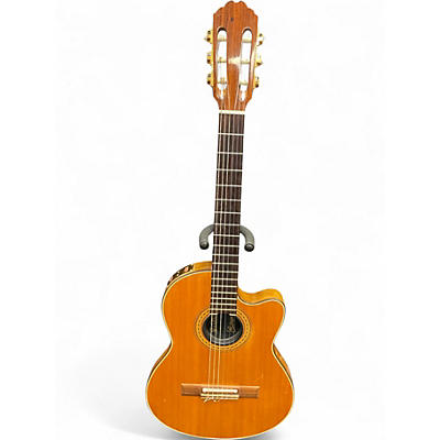 Vintage 1986 Gibson Chet Atkins CE #2 Natural Classical Acoustic Electric Guitar