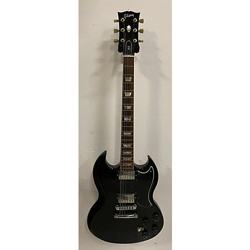 Gibson Vintage 1986 Gibson SG Standard Black Solid Body Electric Guitar Black