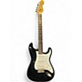 Vintage 1986 Squier E Series MIJ Stratocaster Black and White Solid Body Electric Guitar Black and White