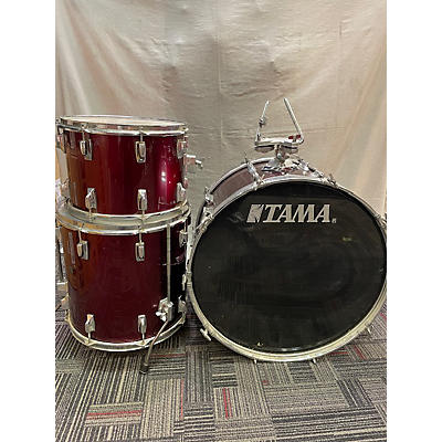 TAMA Vintage 1986 TAMA 3 piece Imperialstar Candy Apple Red Drum Kit