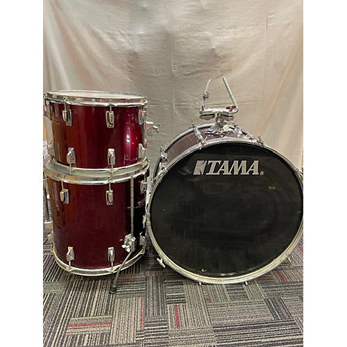 TAMA Vintage 1986 TAMA 3 piece Imperialstar Candy Apple Red Drum Kit Candy Apple Red