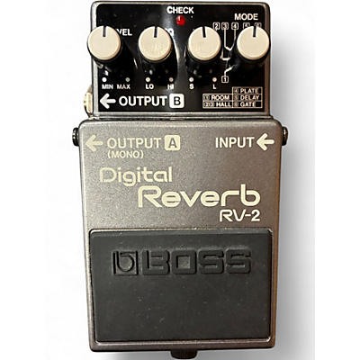Vintage 1987 BOSS RV2 Digital Reverb Effect Pedal