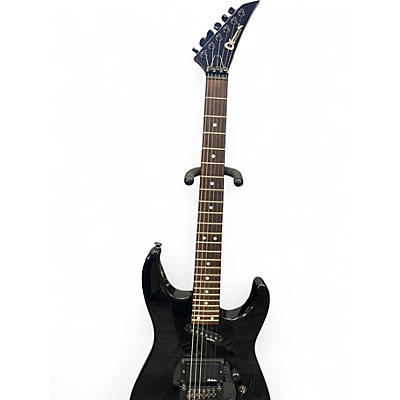 Vintage 1987 Charvel Model 5fx-T Black Solid Body Electric Guitar