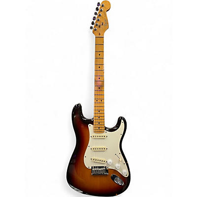 Vintage 1987 Fender American Standard Stratocaster 3 Tone Sunburst Solid Body Electric Guitar