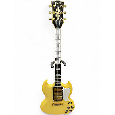 Vintage 1987 Gibson SG Custom Cream Solid Body Electric Guitar