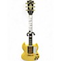 Vintage 1987 Gibson SG Custom Cream Solid Body Electric Guitar Cream