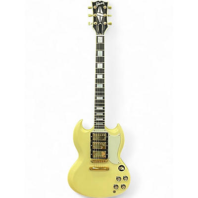 Vintage 1987 Gibson SG Custom White Solid Body Electric Guitar