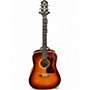 Vintage 1987 Guild D030A06 Cherry Sunburst Acoustic Guitar Cherry Sunburst