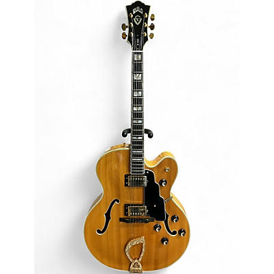 Vintage 1987 Guild X-500 Natural Hollow Body Electric Guitar