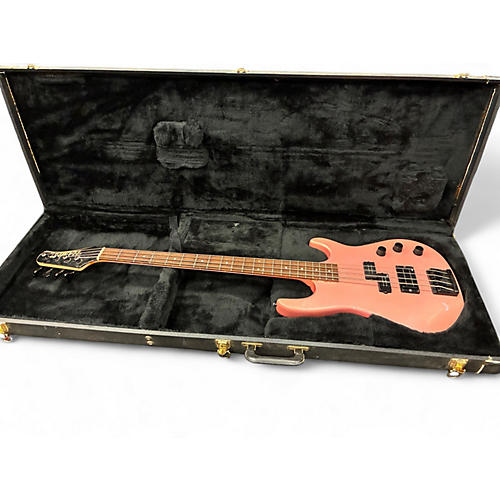 Vintage 1987 Hamer Chapparal Salmon Electric Bass Guitar Salmon