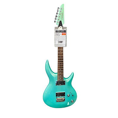 Maxxas Vintage 1987 MAXXAS MX3FB TEAL Solid Body Electric Guitar